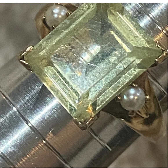 Vintage 10k Gold Cocktail Ring size 8. Marked 10k - Picture 9 of 12